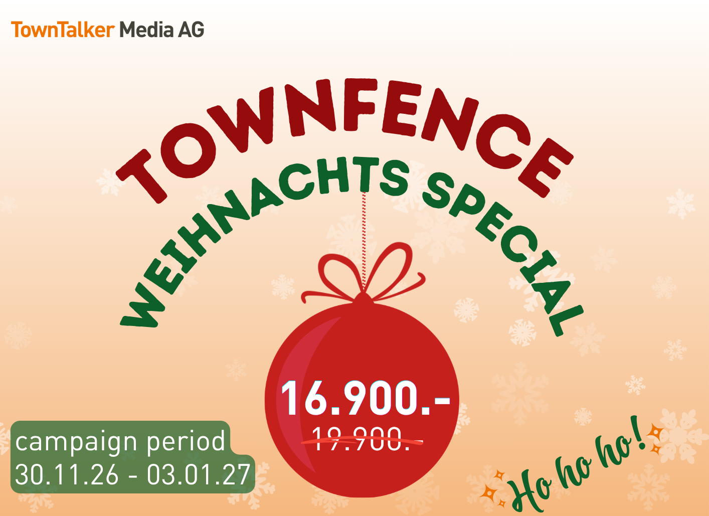 TownFence Weihnachts Special 2026 1